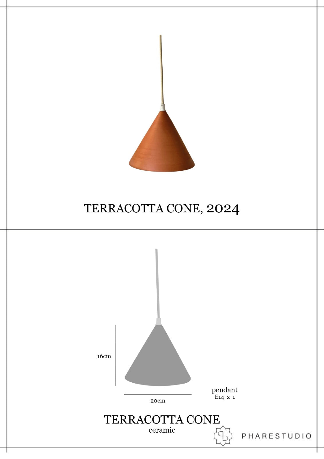 TERRACOTTA CONE